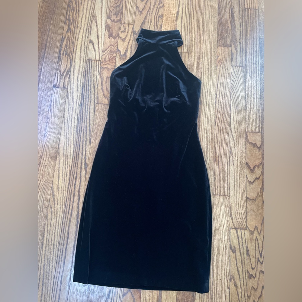 Lauren Ralph Lauren Velvet Halter Dress